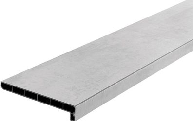 Lignodur Topline LD36 Innenfensterbank beton hellgrau 200 mm inkl. Seitenabschlüss