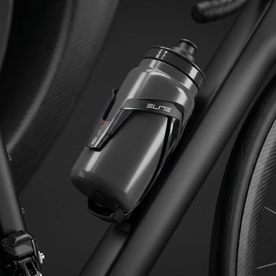 Elite Trinkflaschenhalter Vico Carbon Carbon, schwarz matt/schwarz