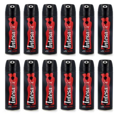 Intesa Unisex Sextreme Parfum Deodorant 12 x 125 ml