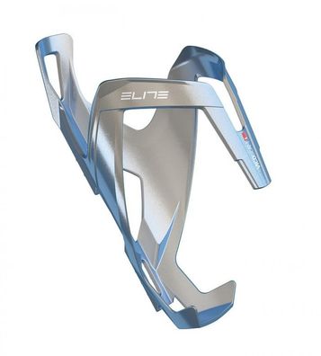 Elite Trinkflaschenhalter Vico Glam - grau metallisch, ultraleichtes Carbon-Composite