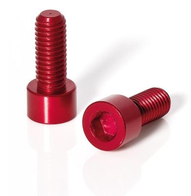 XLC Schrauben fér Trinkflaschenhalter 2er Set rot