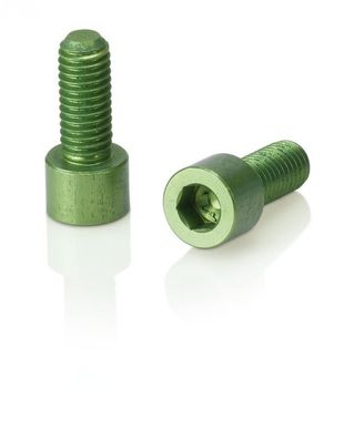 XLC Schrauben fér Trinkflaschenhalter 2er Set limegreen