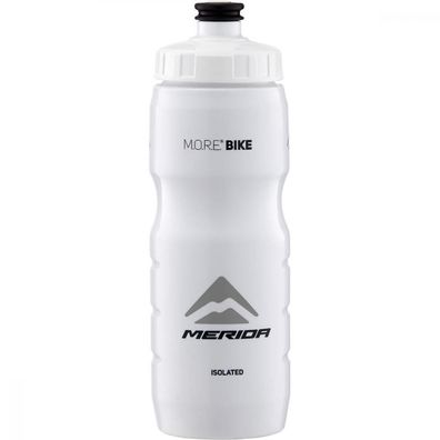 Merida Trinkflasche Thermo 650 ml Weiß/Grau - Auslaufsichere Thermoflasche fér Radfah
