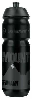 SKS Mountain Trinkflasche 750ml schwarz, ergonomisch, auslaufsicheres Push-Pull-Venti