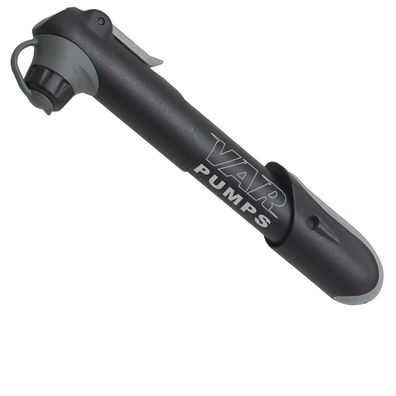 VAR Teleskop-Minipumpe 140 g schwarz-grau - Kompakte Mini-Pumpe fér Mountainbike und