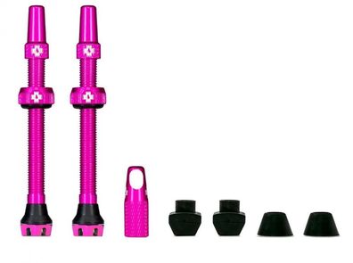Muc-Off Tubeless Valve Kit V2 44 mm Pink - Ventile fér MTB & Rennrad