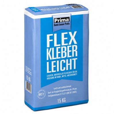 Prima Flexkleber Leicht 15kg - Variation: 1 Sack 15 kg