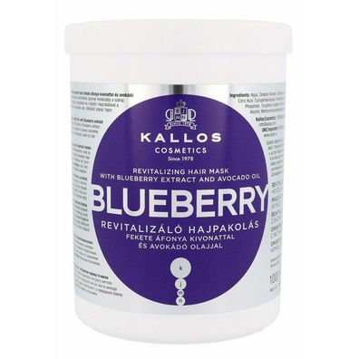 Kallos Cosmetics Kallos Hair Mask With Blueberry Extract And Avocado Oil 1000 ml