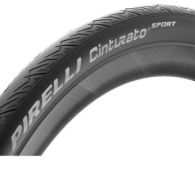 Pirelli Cinturato Sport Faltreifen 700x26C Schwarz - Rennradreifen mit TechWALL+ Pann
