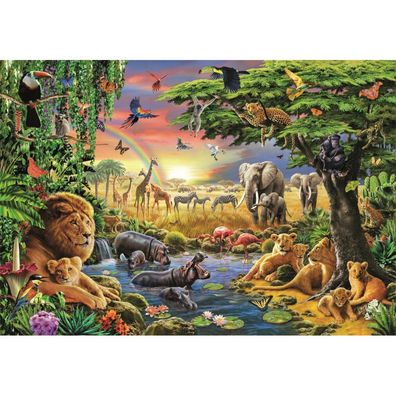 2000 Teile Puzzle - Die afrikanische Versammlung