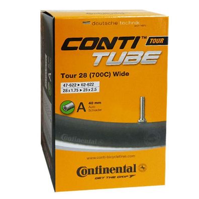 Continental Schlauch Conti Tour 28 wide 28x1.75-2.5Z 47-62/622 AV 40 mm - Fahrradschl