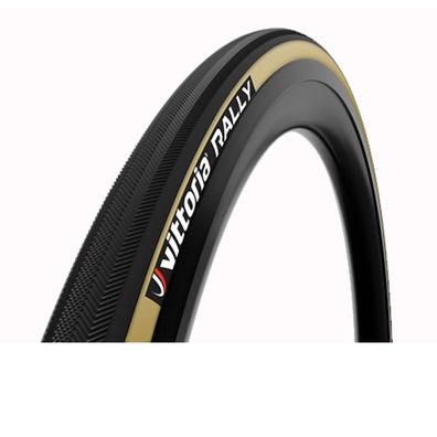 Vittoria Rally 23-622 Schlauchreifen 23 tan/black - langlebiger Trainings-Rennradreif