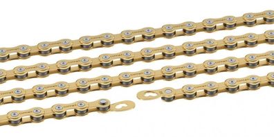 Connex Wippermann Schaltungskette 10SG 1/2Z x11/128Z 114 Glieder 5,9mm 10-f gold