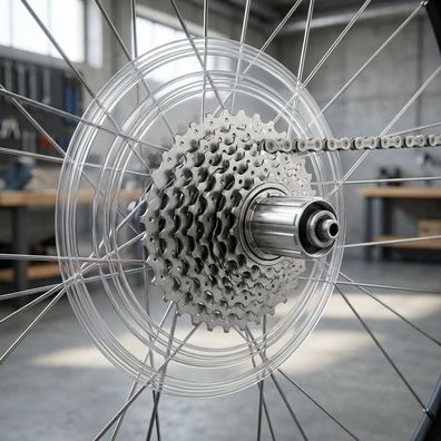 Shimano Speichenschutzscheibe CP-FH 53, 160 mm - Zuverlässiger Schutz vor Kettenabspr