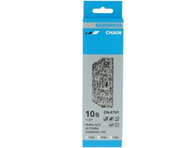 Shimano Ultegra Kette CN-6701 10-fach 114 Glieder - präziser Antrieb fér Rennräder