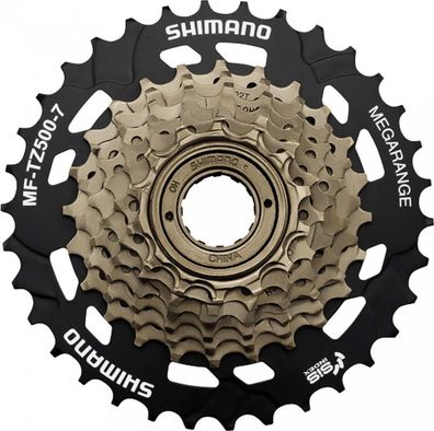 Shimano TZ500 Schraub-Zahnkranz 7-fach 14-34 Zähne - zuverlässige Schaltperformance