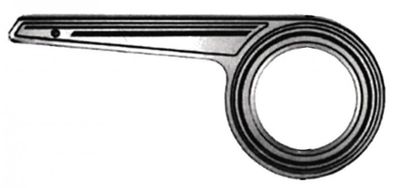 Horn Kettenschutz Alu SL 23 1flégelig silber bis 46 Zähne fér Nabenschaltung