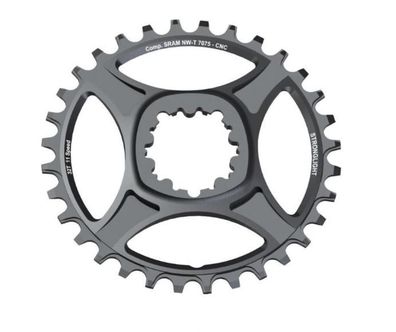 Stronglight Kettenblatt Sram MTB 1x11 direct mount 32Z 6mm offset grau HTÂ³