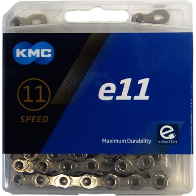 KMC Schaltungskette e11 fér E-Bike 1/2" x 11/128" 122 Glieder 5,65mm 11-f