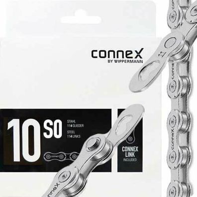 Connex Wippermann Kette 10S0 1/2" x 11/128" 114 Glieder 5,9mm 10-fach