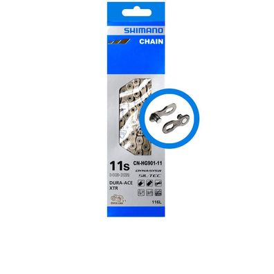 Shimano Kette XTR CN-HG901 11-fach 116 Glieder Kettenschloss Kette - fér 11-fach Antr