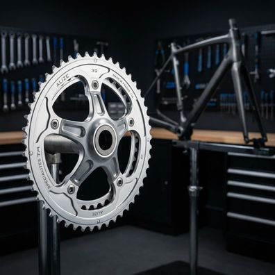 TA Kettenblatt Aliz 39Z silber ß130 innen 9/10-f