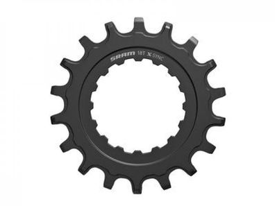 SRAM X-Sync Kettenblatt E-MTB 18T, Direct Mount, Stahl, schwarz fér Bosch Antriebe