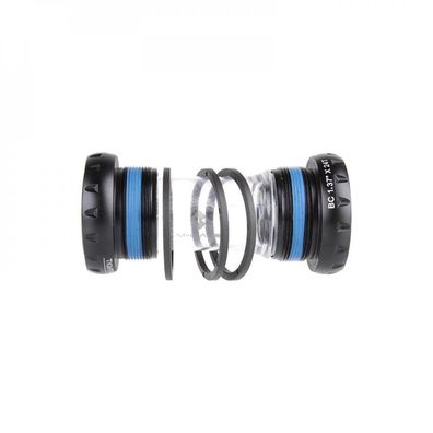 M-Wave Innenlager SRAM, BSA 68 mm, fér Rennrad und MTB, CNC-Aluschalen, 24/22 mm Achs