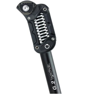 by. schulz G.2 LT Federsattelstétze 34,9 mm 480 mm Schwarz - Parallelogramm gefedert