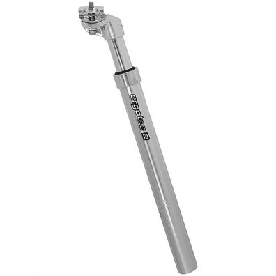 Ergotec Teleskop-Sattelstétze SP-4.1 ß 27,2mm 350mm silber Alu verstellbar