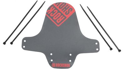 RockShox VR-Steckblech Fender MTB Schutzblech - schwarz rot - Mountainbike Spritzschu