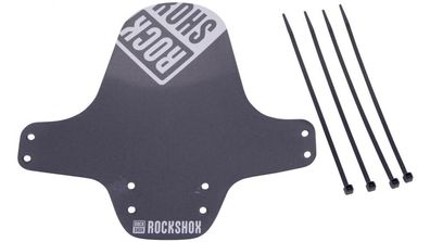 RockShox Vorderrad Steckblech Fender - Spritzschutz MTB Federgabel schwarz-silber glä