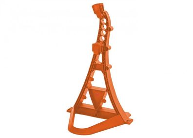 Hebie Fahrradständer TURRIX 26-29 Zoll orange - stabiler Universal-Zweibeinständer