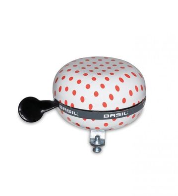 Basil Ding-Dong Klingel Polka Dot white red dots ß80mm SB-Karte