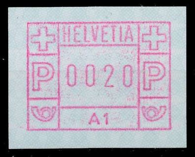Schweiz Automatenmarken A1 Nr 1A1 postfrisch X679416