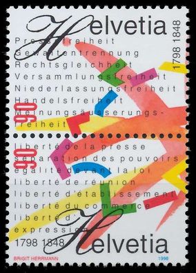 Schweiz Zusammendruck Nr SZd 26 postfrisch SENKR PAAR X683D42