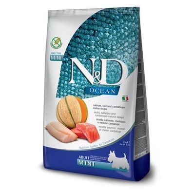 Farmina N&D OCEAN DOG Lachs, Kabeljau & Cantaloupe-Melone 2,5 kg