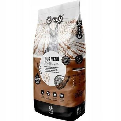 Canun Hundemenü 20 kg Hundefutter mit Rindfleisch