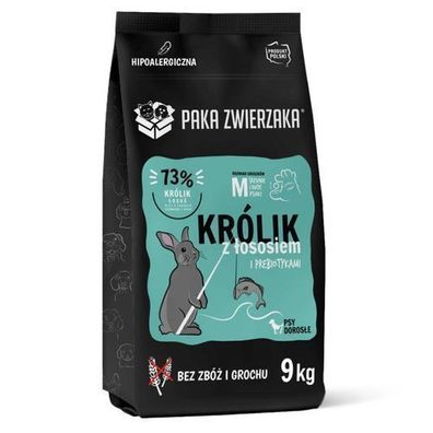 Trockenfutter für Hunde Paka Zwierzaka Seventh Heaven Kaninchen mit Lachs 9 kg