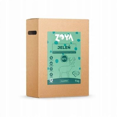 ZOYA Coldpro Trockenfutter für Hunde mit Hirschgeschmack, 9 kg