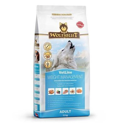 Wolfsblut VetLine Weight Management Trockenfutter für Hunde, 12 kg