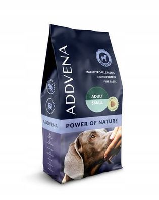Trockenfutter für Hunde Addvena POWER OF NATURE Adult kleines Lamm 10 kg