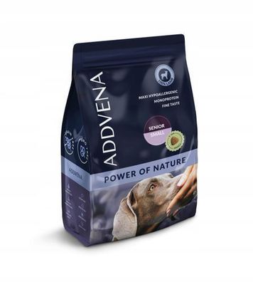 Trockenfutter für Hunde Addvena POWER OF NATURE Senior Kleines Lamm 2,5 kg