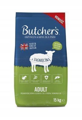 Butcher's Original Lamm-Trockenfutter für Hunde, 15 kg