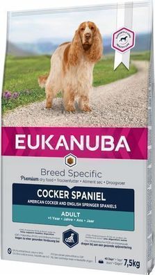 Eukanuba Trockenfutter speziell für Cocker Spaniels (7,5 kg)