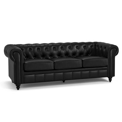 BarberPub Chesterfield Sofa 3-Sitzer W536