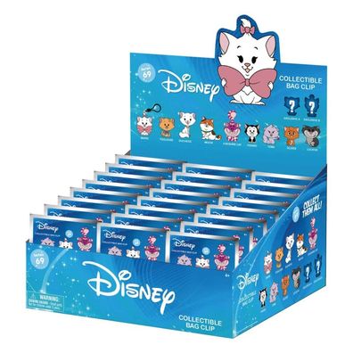 Disney Katzen 3D PVC-Taschenanhänger Serie 69 Display (24)