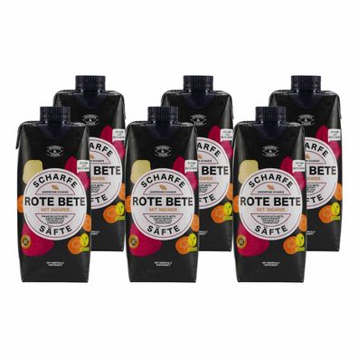 Scharfe Säfte Rote Bete mit Ingwer (12 x 0,5L)