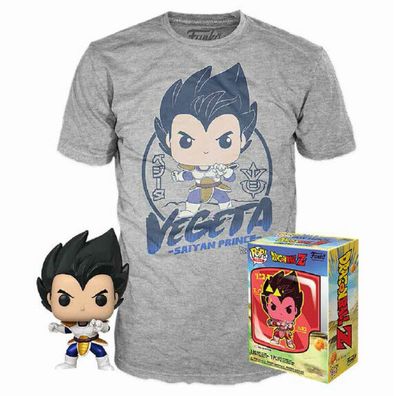 Funko Set POP Figur & Tee Dragon Ball Z Vegeta