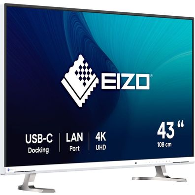 EIZO 108cm, (42,5") EV4340X-WT, 16:09 4K 2xHDMI+DP+USB-C IPS